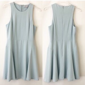 1. State Light Blue Mini Fit and Flare Dress